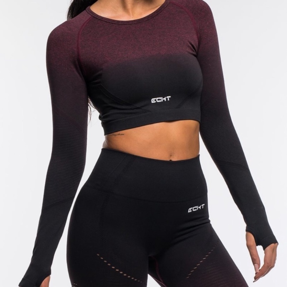 Echt Arise ombré crop top - medium